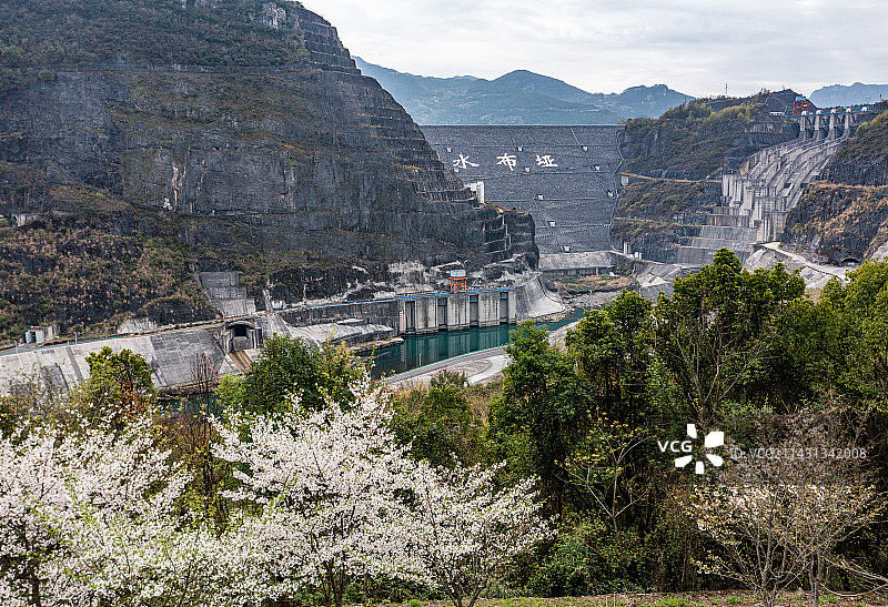 湖北清江水布垭水电站图片素材