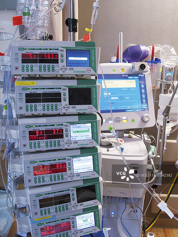 医院重症监护室图片素材