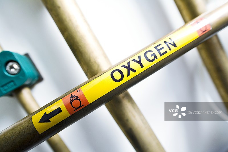 高压氧疗氧气供应图片素材