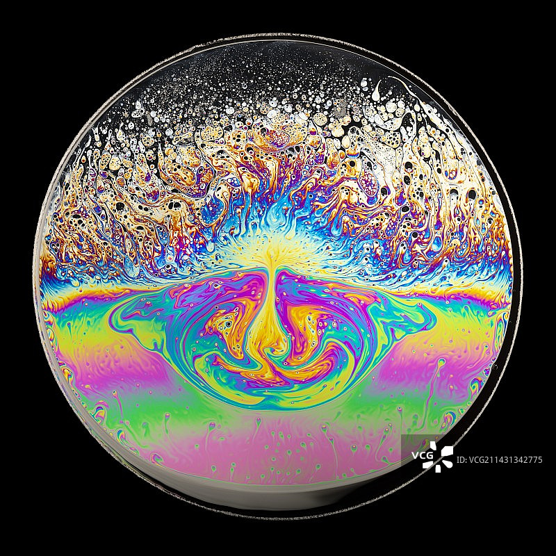 皂膜的声学特性图片素材