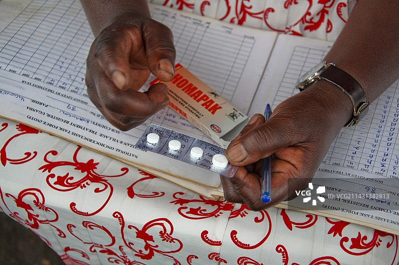 社区药品配送图片素材