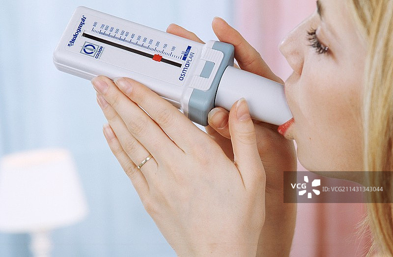 肺功能测试图片素材