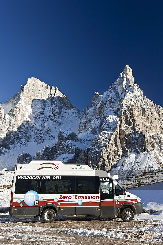 氢燃料电池车，意大利图片素材