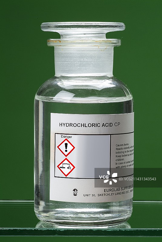 盐酸CP试剂瓶图片素材