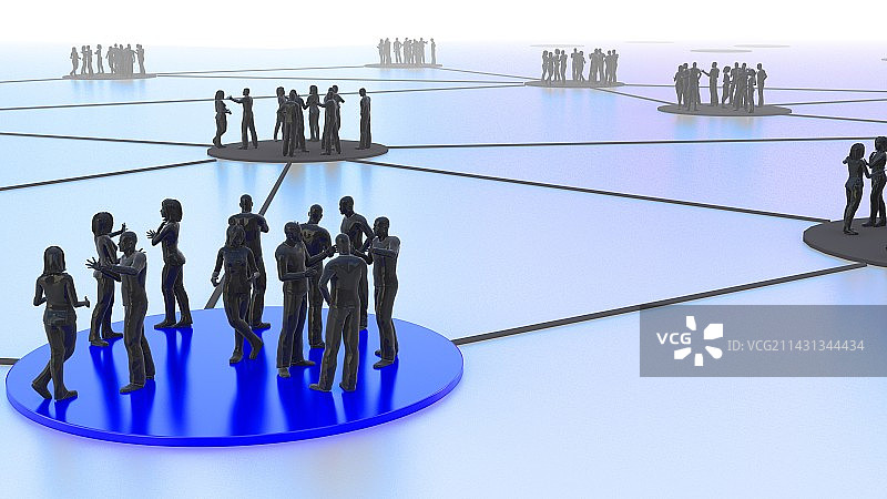 社交媒体网络概念图像图片素材