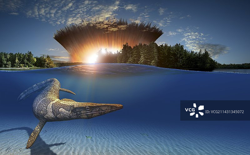 K-T灭绝事件图片素材