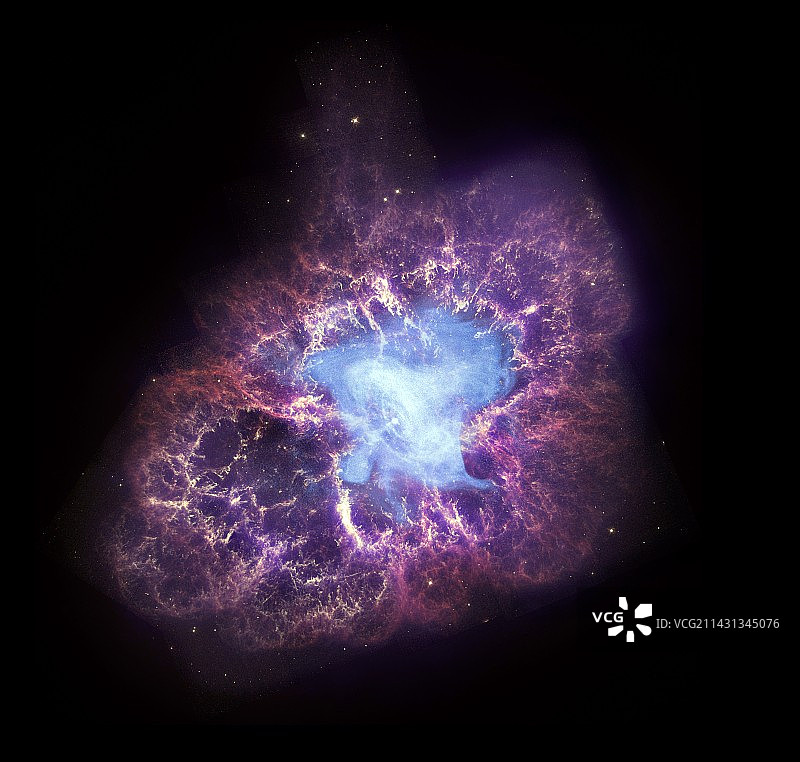 蟹状星云图片素材