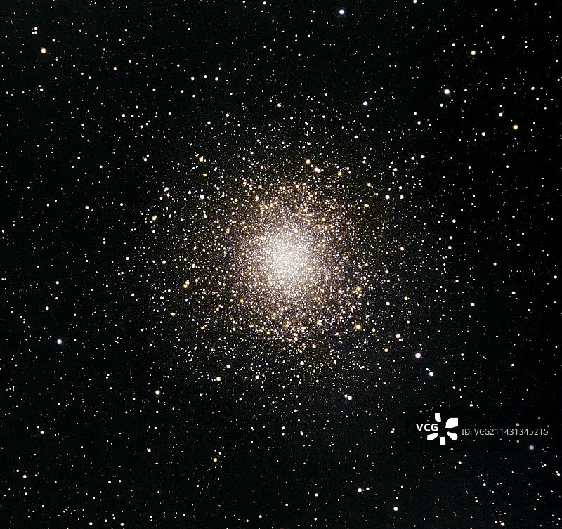 M14球状星团光学图像图片素材