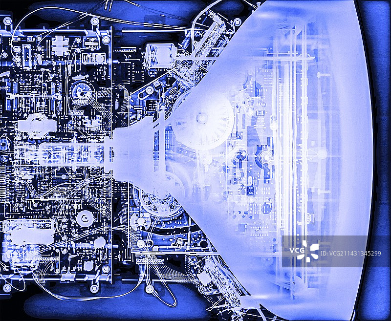 CRT显示器，X射线图片素材