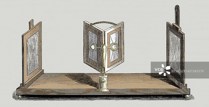 惠斯通反射式立体镜图片素材