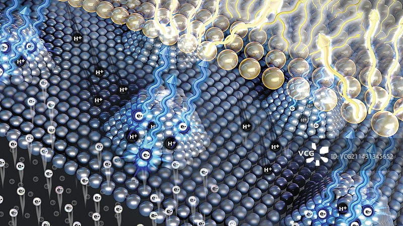 量子点和LED灯插图图片素材