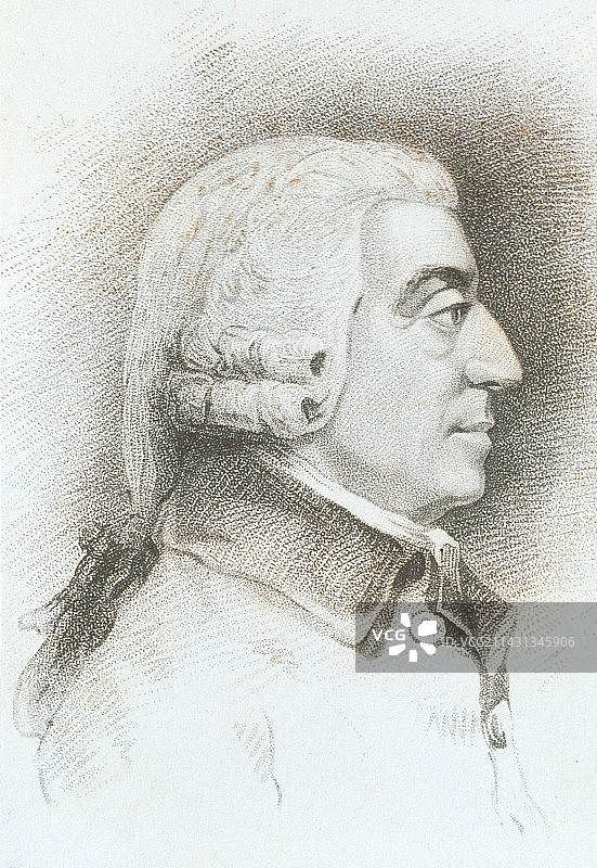 亚当·斯密图片素材