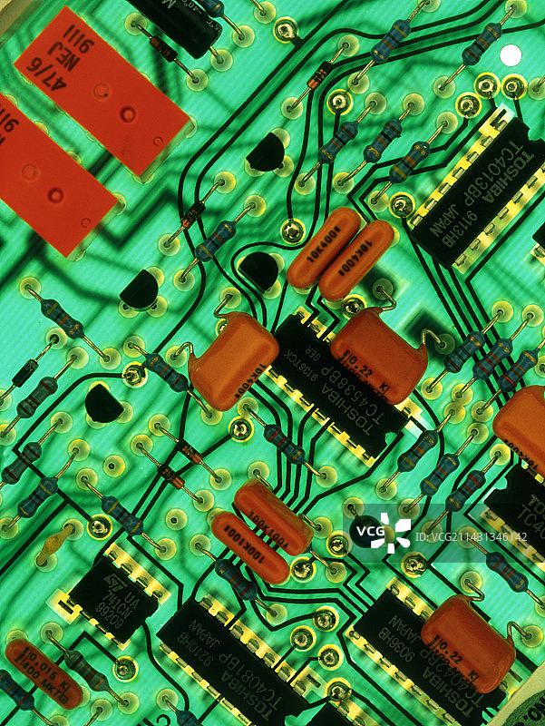 报警系统电路板一览图片素材
