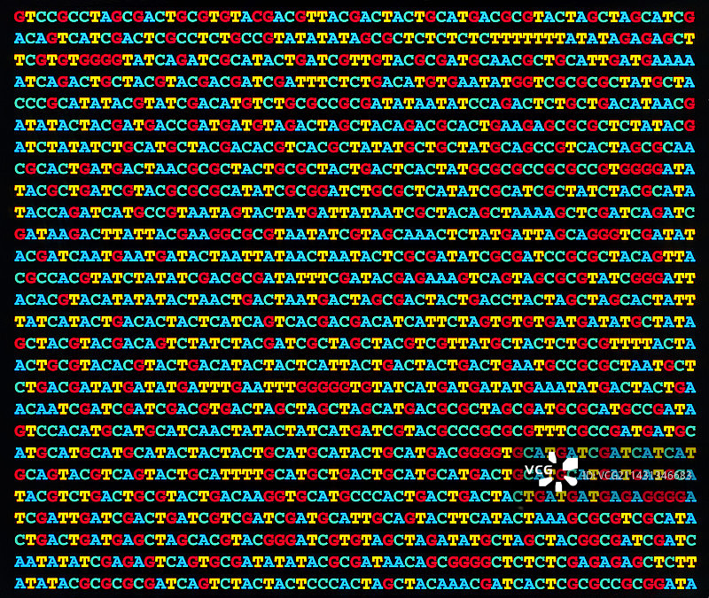 DNA核苷酸序列图图片素材