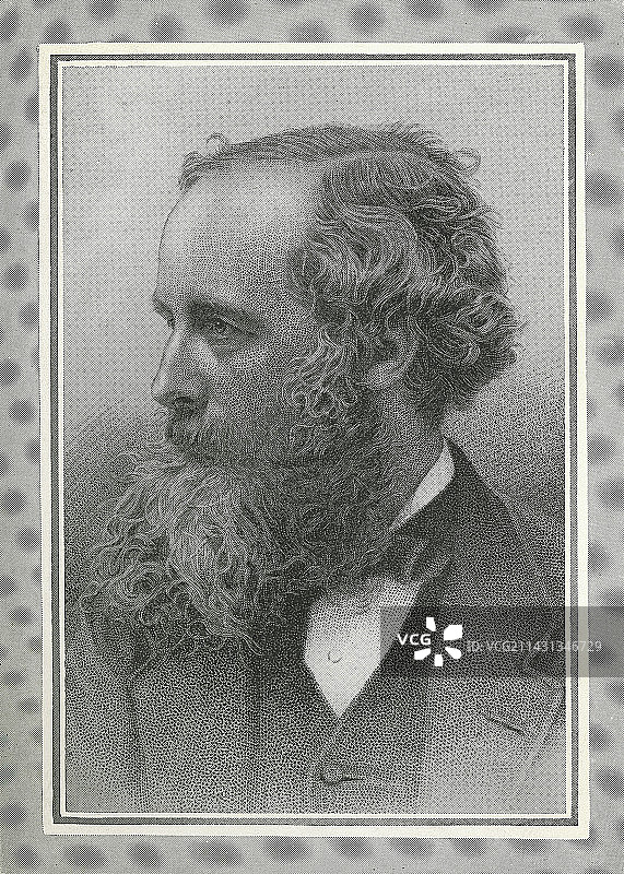 詹姆斯·克拉克·麦克斯韦，苏格兰物理学家图片素材