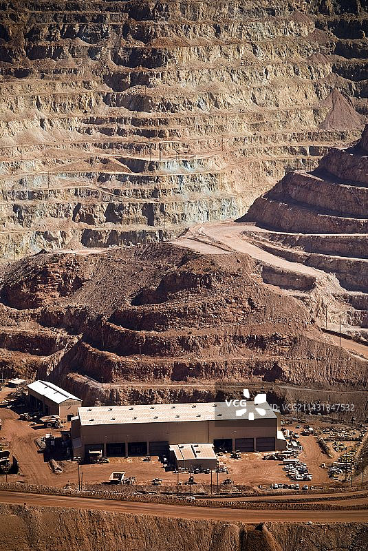 美国亚利桑那州铜矿建筑图片素材