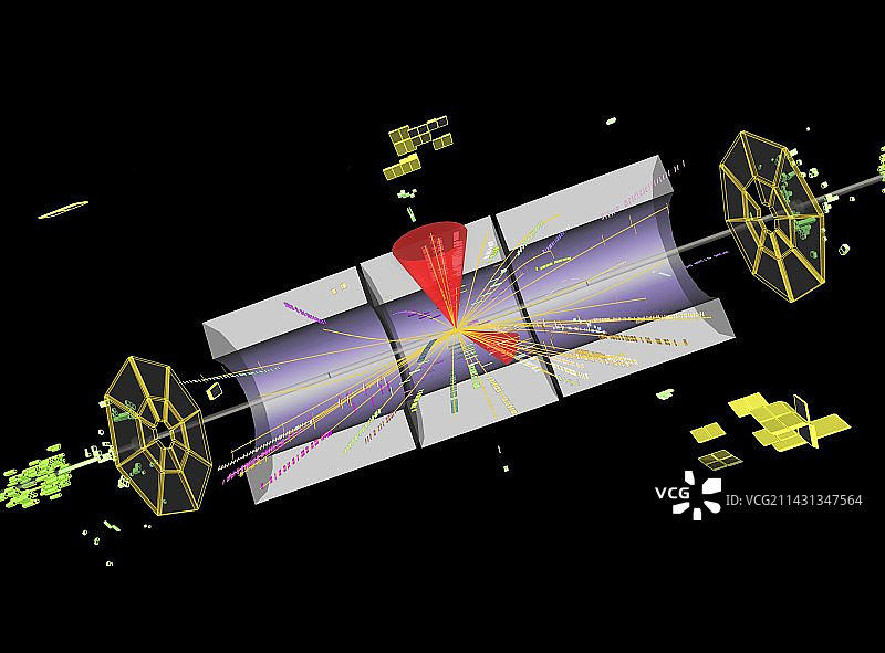 粒子碰撞图片素材