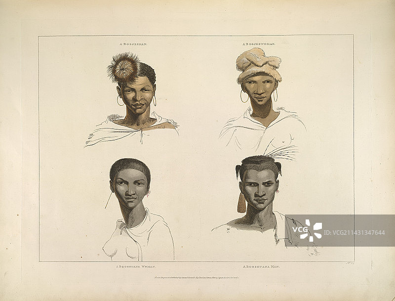 四幅肖像图片素材