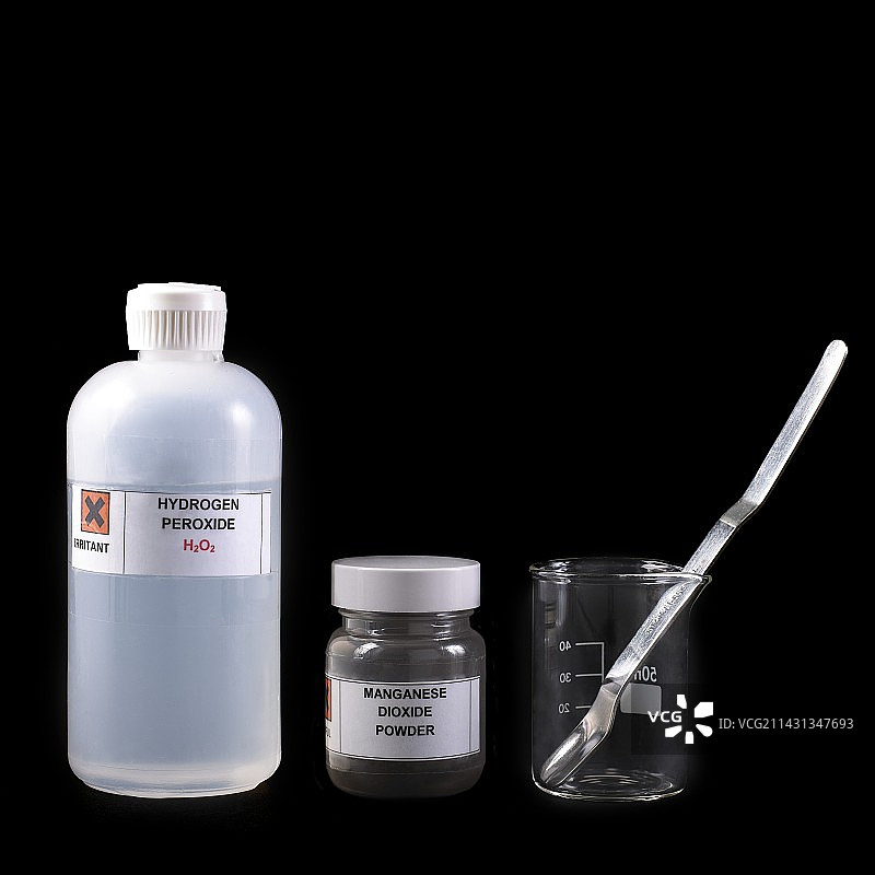 过氧化氢的分解图片素材