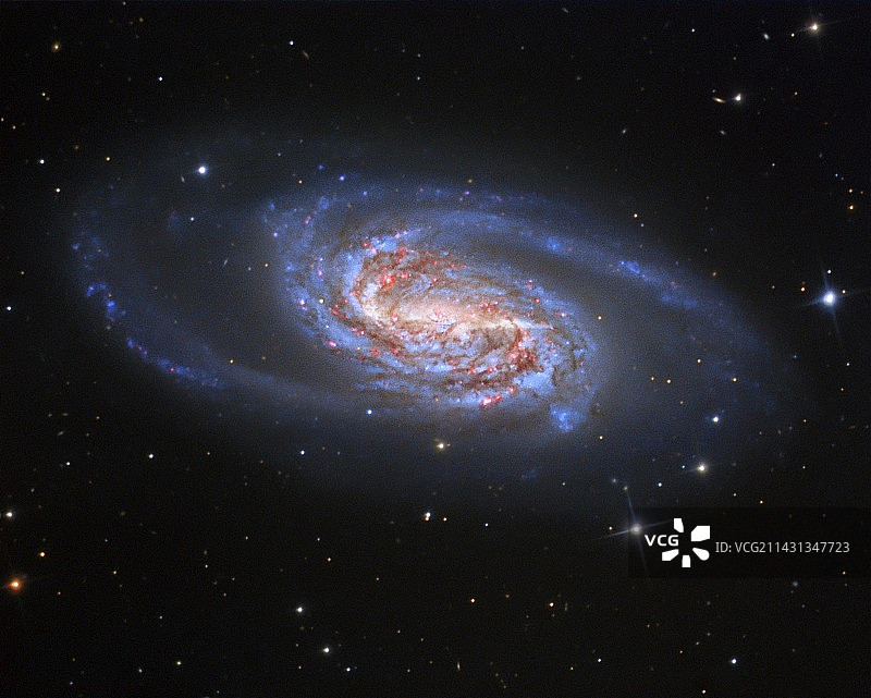 棒旋星系NGC 2903光学图像图片素材