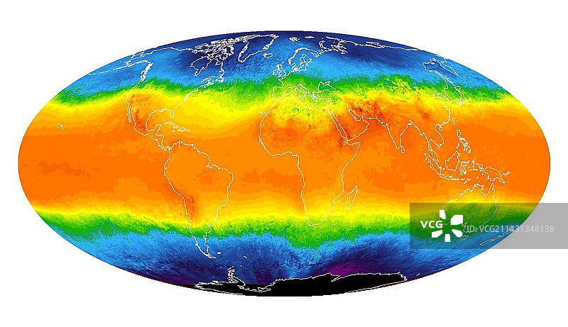2009年5月全球气温图片素材