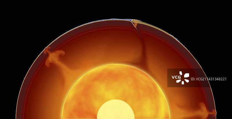 地球内部结构艺术图图片素材