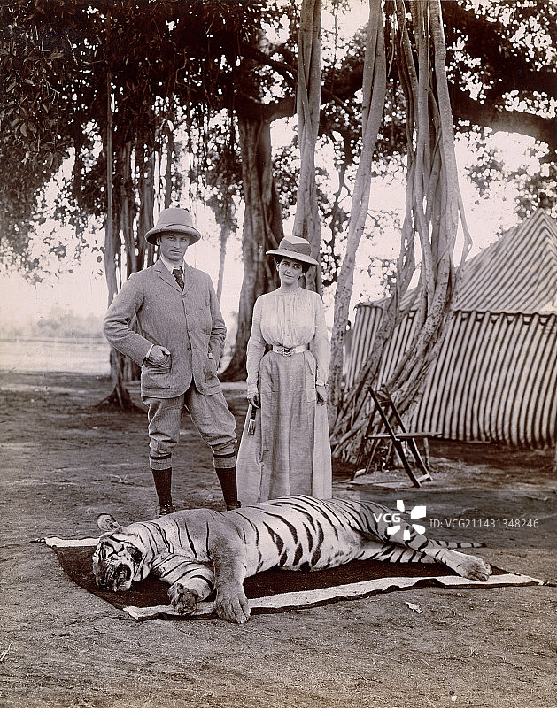 寇松勋爵和夫人图片素材