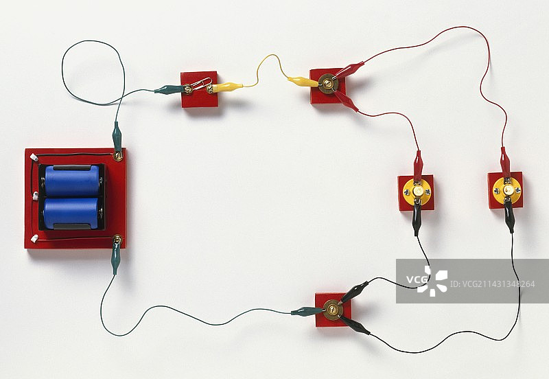 分成支路的电路图片素材