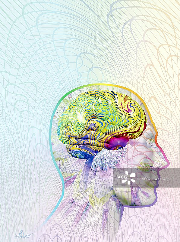 联觉电脑艺术作品图片素材