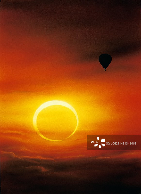 日环食图片素材