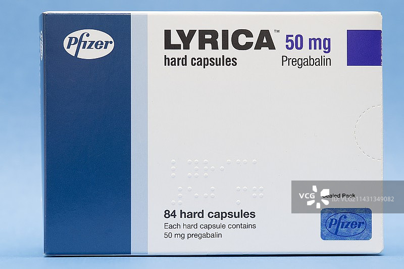抗惊厥药Lyrica图片素材