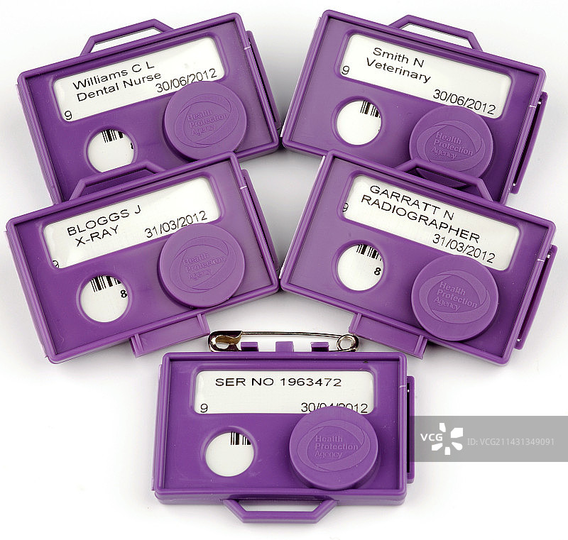 胶片辐射剂量计图片素材