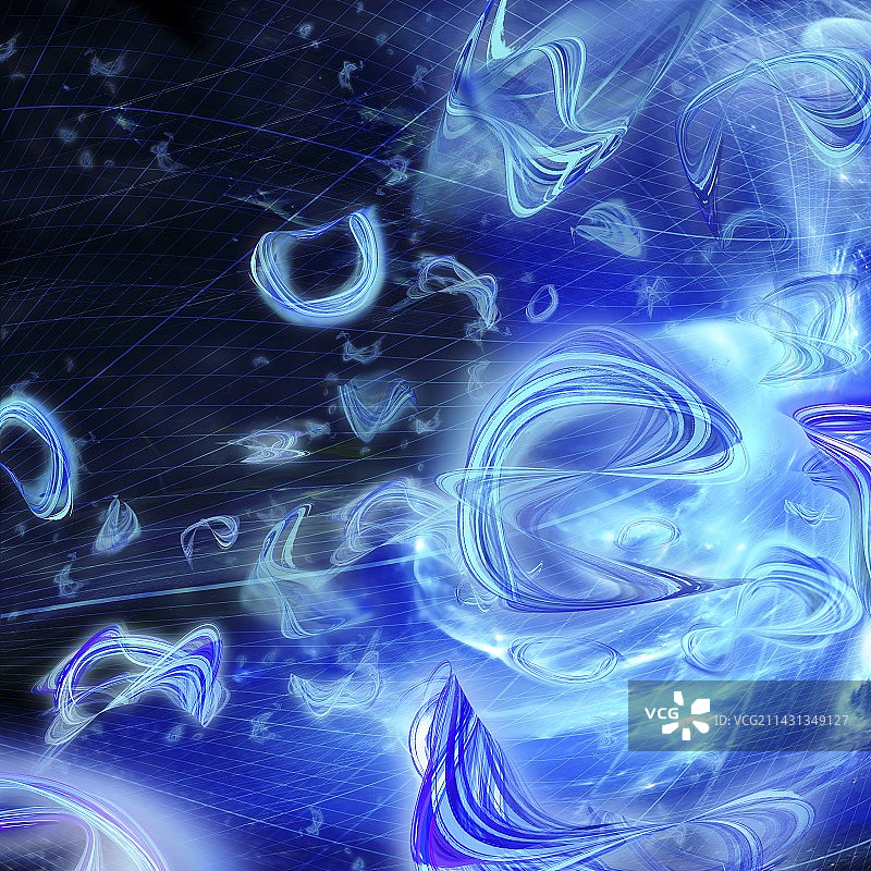 弦理论概念图图片素材