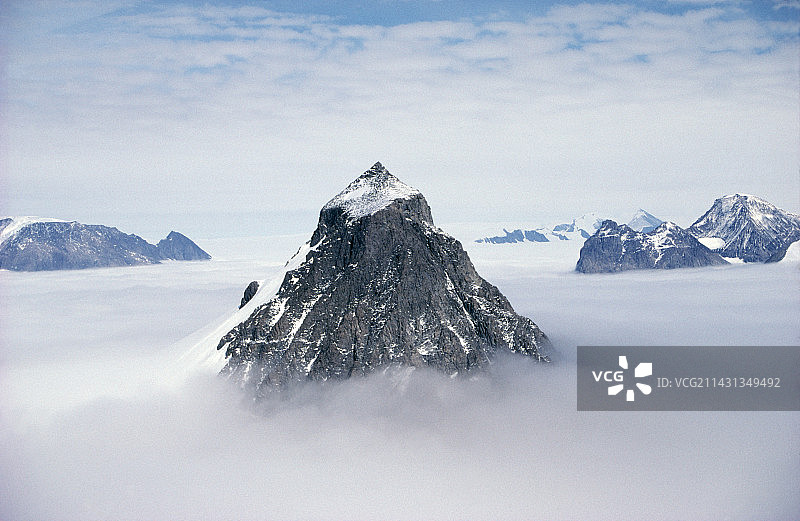 冰原岛峰图片素材