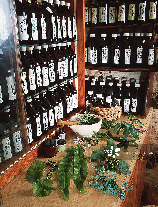 草药药房图片素材