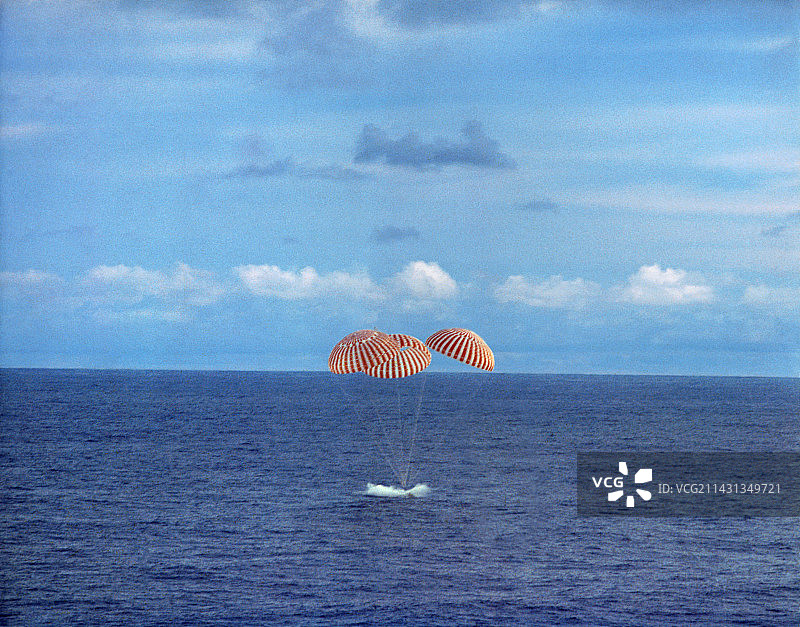 阿波罗13号溅落图片素材