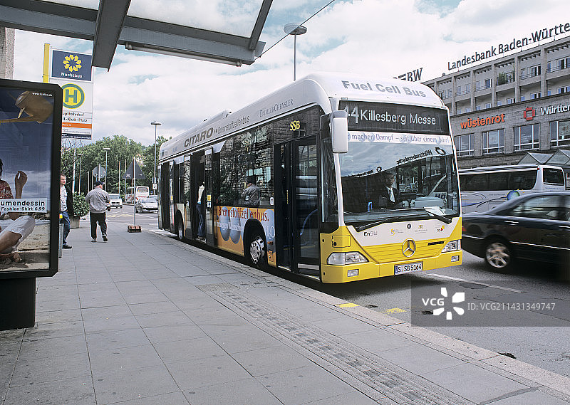 德国氢燃料电池巴士图片素材