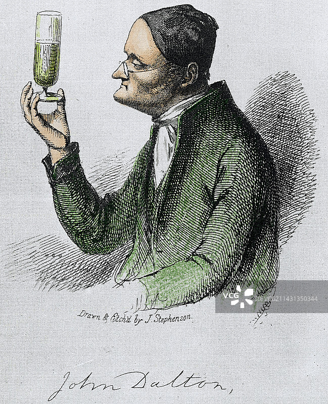 约翰·道尔顿，英国化学家图片素材