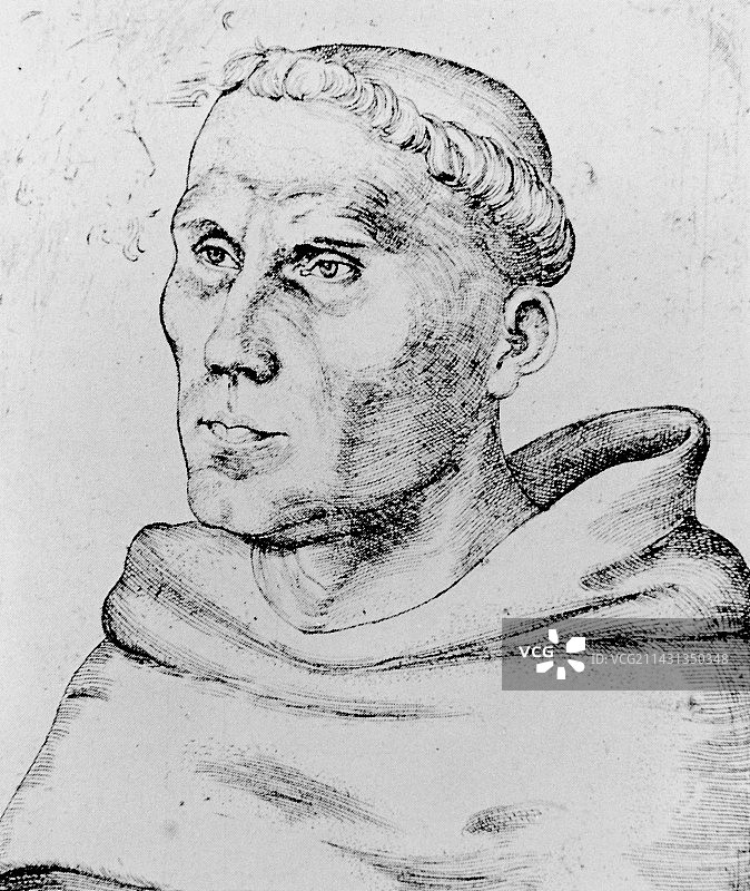 马丁·路德，德国牧师图片素材