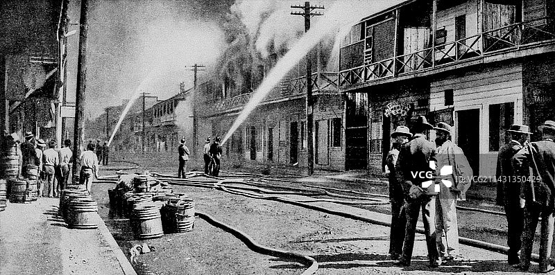 夏威夷的瘟疫斗争图片素材