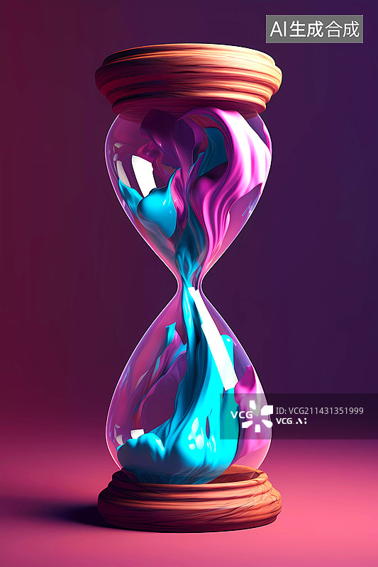 【AI数字艺术】时光沙漏系列图片素材
