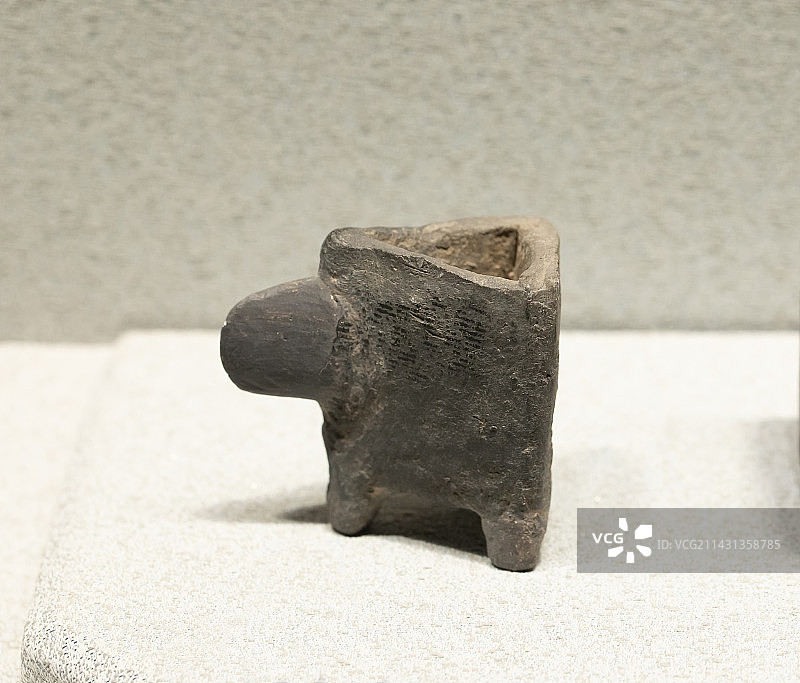 太原市山西博物馆陶杯夏公元前21世纪-前16世纪山西省运城市夏县东下冯遗址出土图片素材