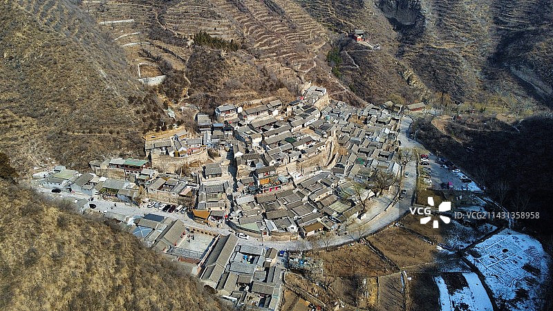 爨底下 俯瞰图片素材