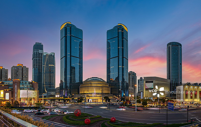上海徐家汇商业街图片素材
