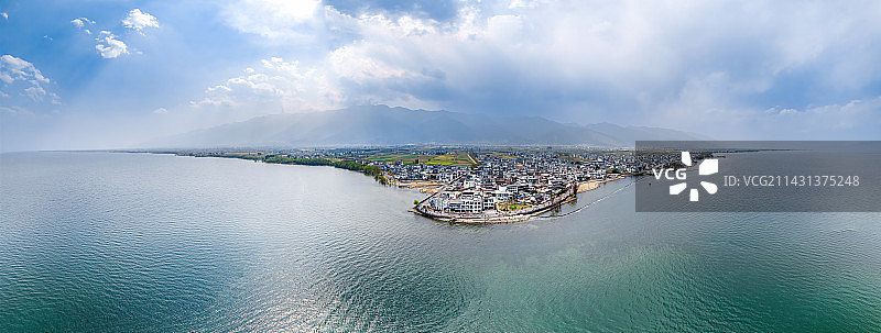 大理磻溪村全景图片素材