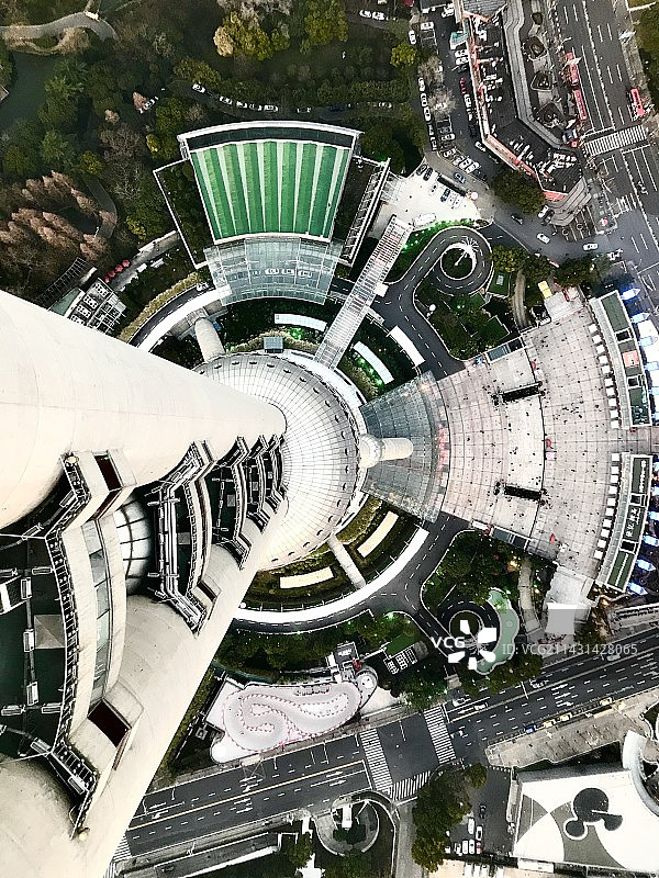 东方明珠俯瞰图片素材
