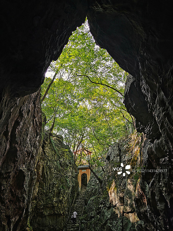 雷门洞开图片素材