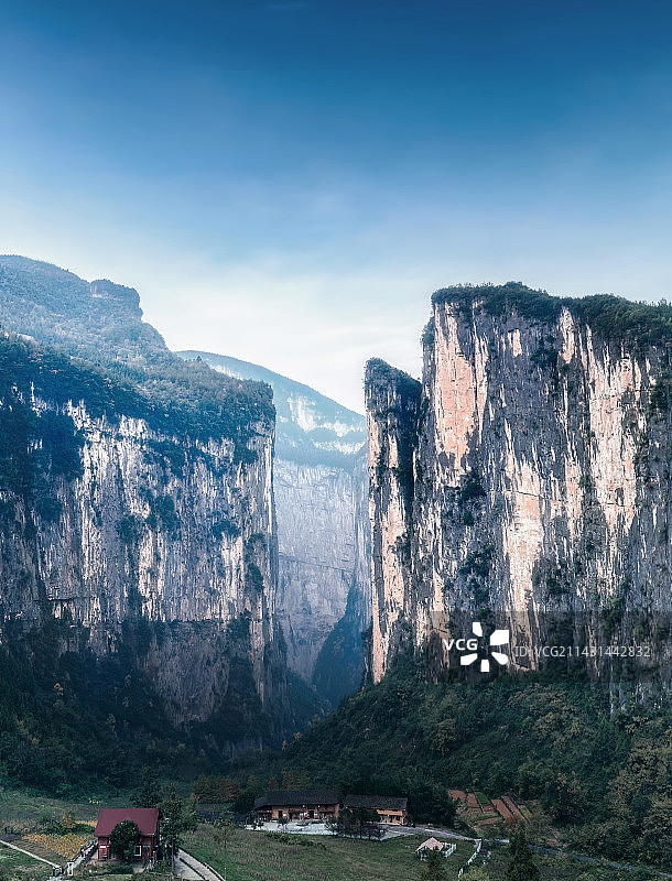 奉节旱夔门图片素材