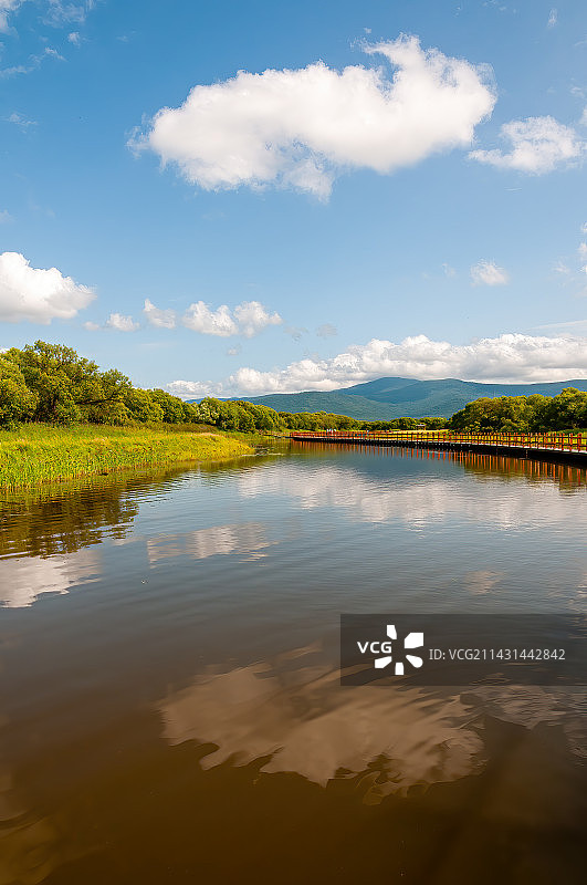 黑龙江黑瞎子岛湿地公园风光图片素材