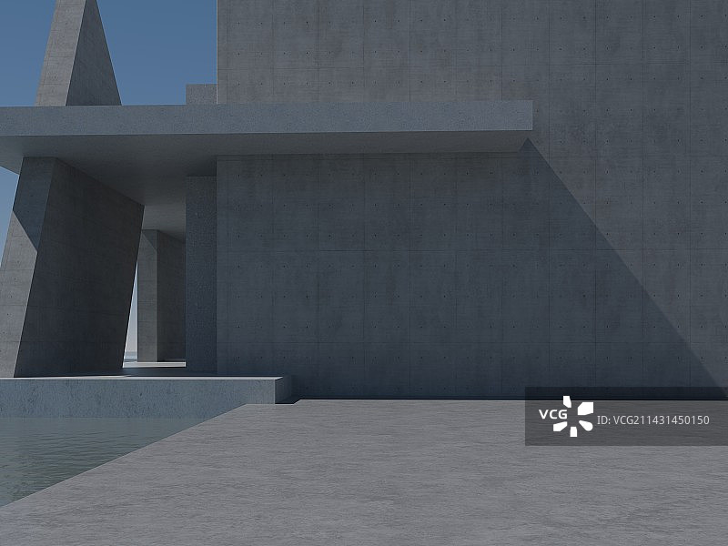 混凝土建筑场馆图片素材